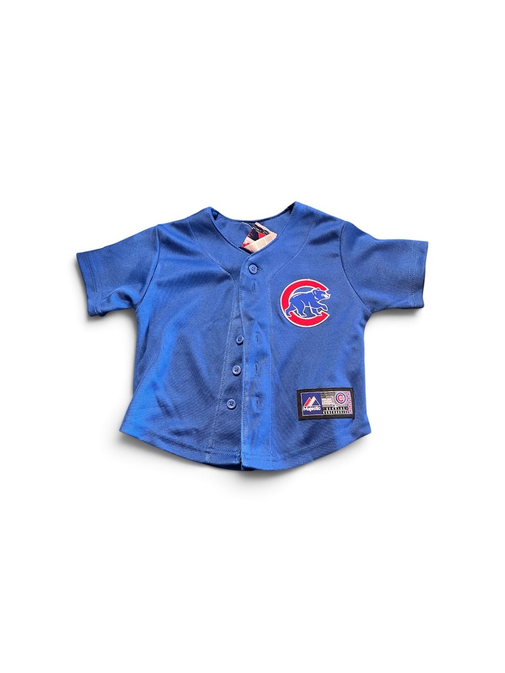 Like New - Chicago Cubs majestic Replica Jersey size 18 months